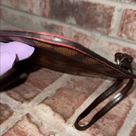 Louis Vuitton Damier Ebene neverfull pouch wristlet SD4157 - Picture 11 of 11